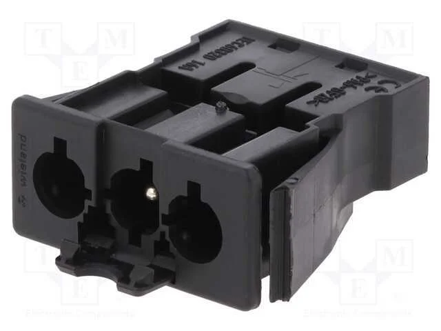 Conector: Bloco terminal separável, aperto de mol.