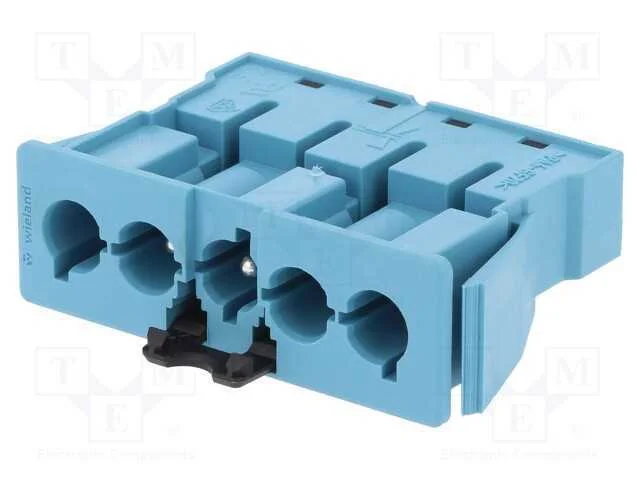 Conector: Bloco terminal separável, aperto de mol.