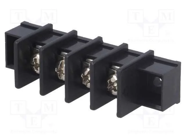 Pcb Bloco Terminal, Simples, 9,5mm, Faixas: 4, 4mm2, 22awg÷12awg