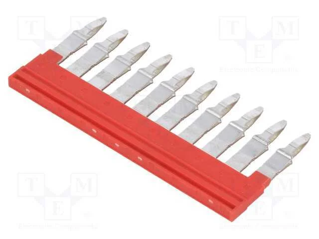 Ponte de pino, faixas: 10, vermelho, série A