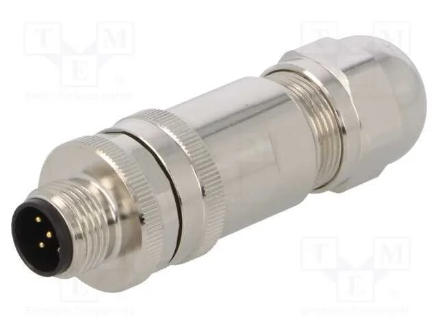 Ficha, M12, Pin: 5, Macho, Código B-Profibus, com Cabo, Ip67, 60v, 4a