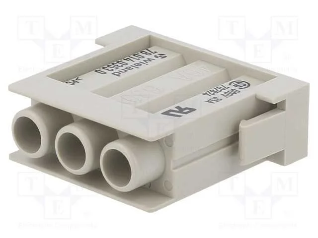 Conector: HDC, macho, PIN: 3, módulo, cinzenta, M.