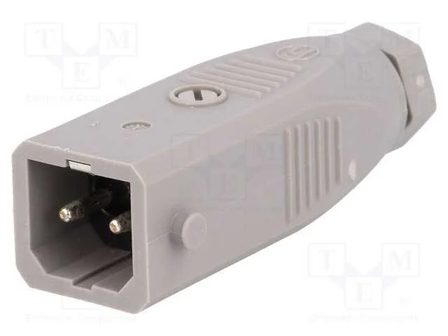 Conector: retangulares, ST, ficha, macho, PIN: 2,.