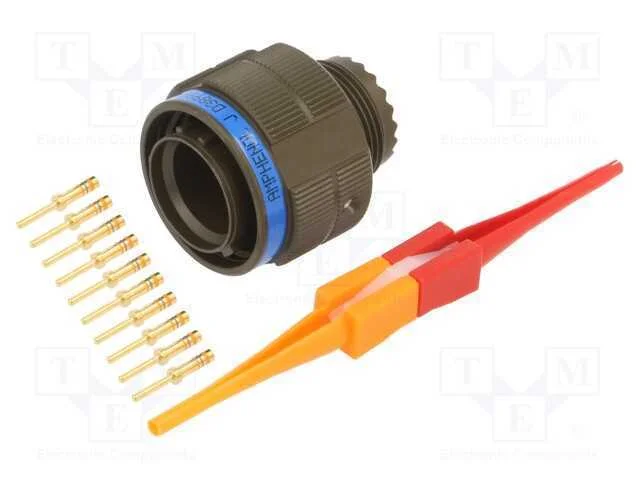 Conector: militar, tamanho 13, MIL-DTL-38999 Seri.