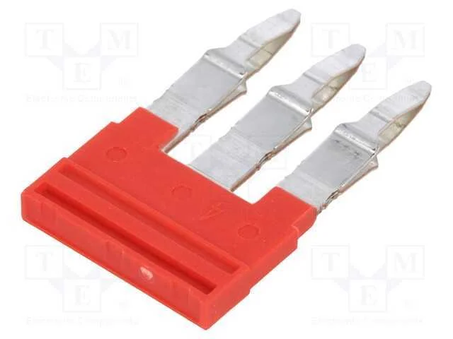 Ponte de pino, faixas: 3, vermelho, série A