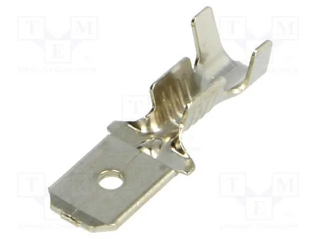 Conetor: plano, 6,3mm, 0,8mm, fêmea, 1÷2,5mm2, ce.