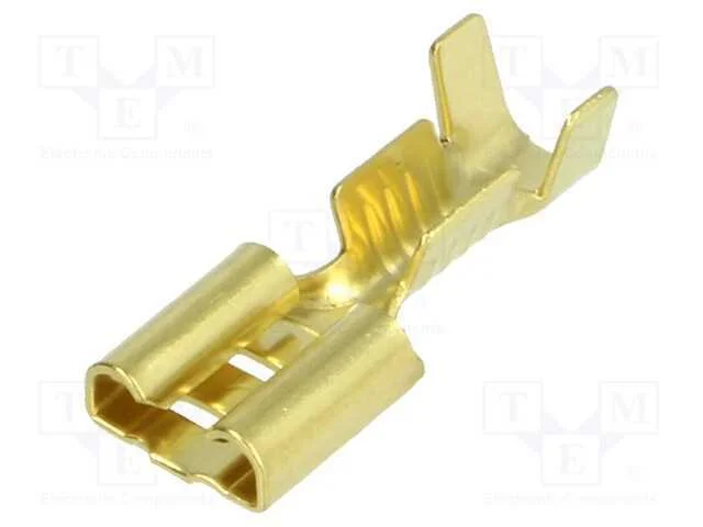 Conetor: plano, 6,3mm, 0,8mm, macho, 1÷2,5mm2, ce.