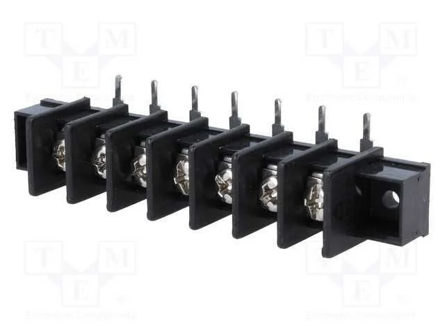 Pcb Bloco Terminal, Angulares 90, 9,5mm, Faixas: 7, 4mm2, Aperto