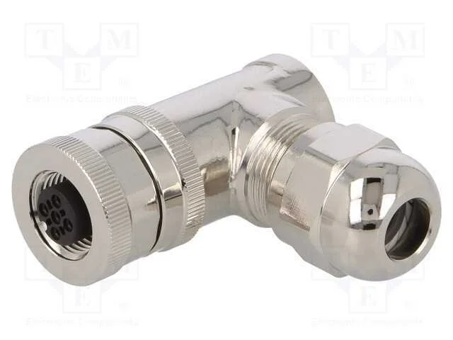 Ficha, M12, Pin: 5, Fêmea, Código A-Devicenet / Canopen, com Cabo