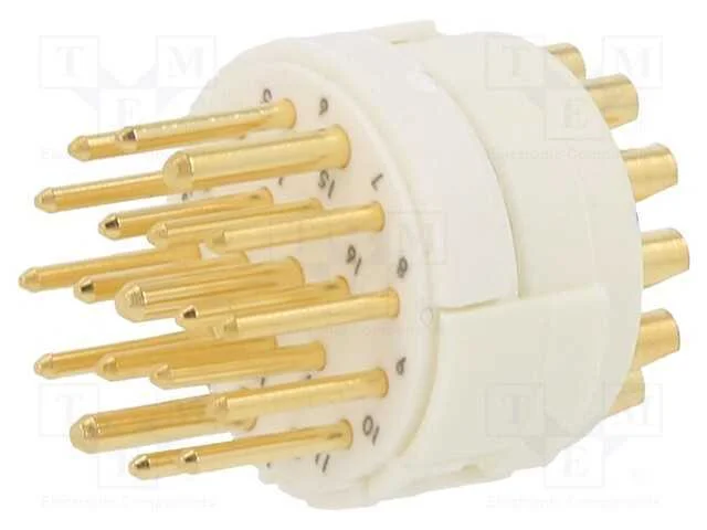Conector: M23, Inserto de Contatos, Pin: 19(3+16), Macho, Solda