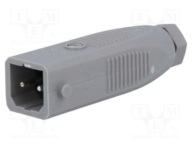 Conector: retangulares, ST, ficha, macho, PIN: 2,.