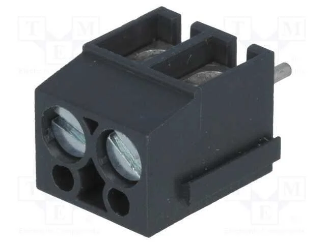PCB bloco terminal, angulares 90, 5mm, faixas: 2,.