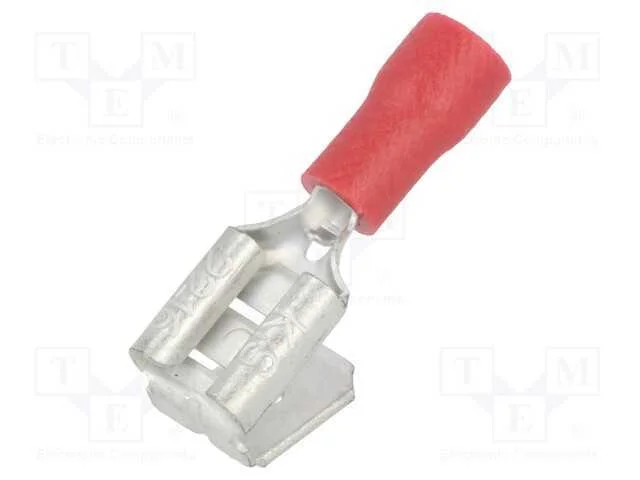 Conetor: plano, 6,3mm, 0,8mm, fêmea/macho, 0,5÷1m.