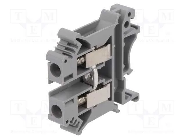 Conector: de carril, PC, 0,2÷6mm2, faixas: 1, bra.