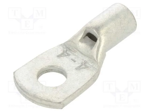 Terminal: anel tubular, M4, 4mm2, cerrar, com cab.