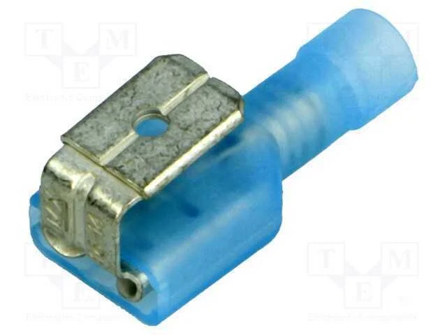 Conetor: plano, 6,35mm, 0,8mm, macho, 1,3÷2mm2, c.