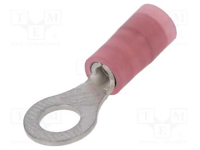 Terminal: de olhal, M4, 0,5÷1mm2, isolada, estanh.