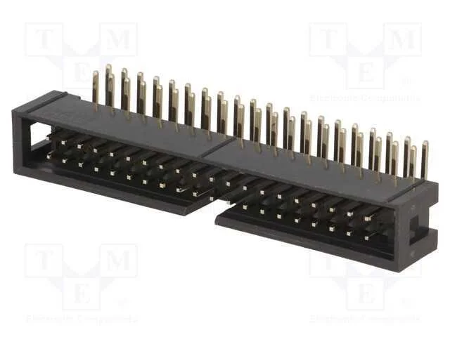 Tomada, IDC, macho, PIN: 40, angulares 90, THT, d.