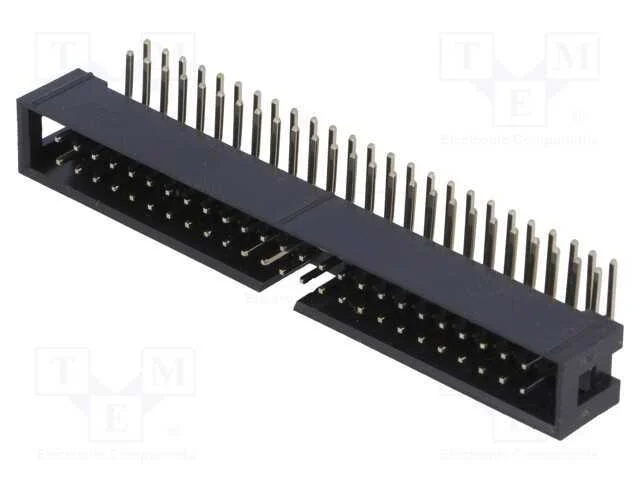 Tomada, IDC, macho, PIN: 50, angulares 90, THT, d.