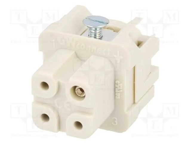 Conector: HDC, inserto de contatos, fêmea, S-A, P.