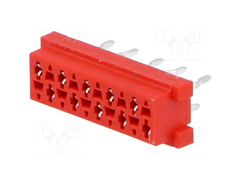 Micro-Match, Tomada, F&ecirc;mea, Pin: 10, Tht, para Pcb, Sistema: 2x5