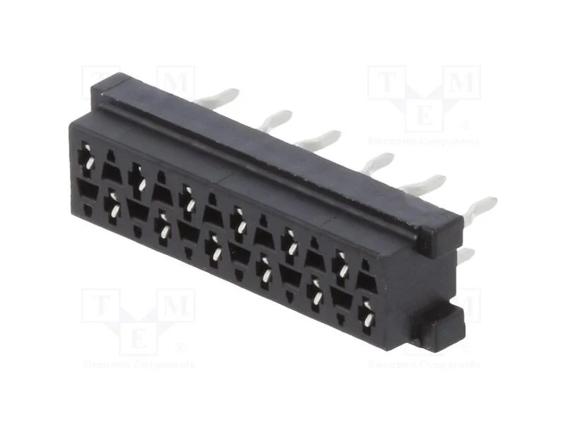 Micro-Match, Tomada, F&ecirc;mea, Pin: 12, Tht, para Pcb, Sistema: 2x6