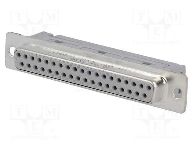 D-Sub, PIN: 37, ficha, fêmea, para fita, IDC, D-S.