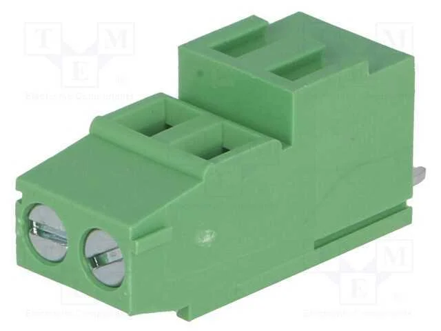 Pcb Bloco Terminal, Angulares 90, 5mm, Faixas: 2, para Pcb, 24a