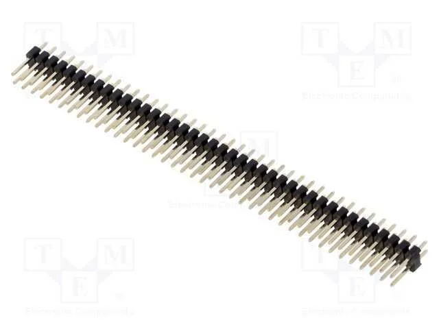 Barra de pinos, pinos, macho, PIN: 80, simples, 2.