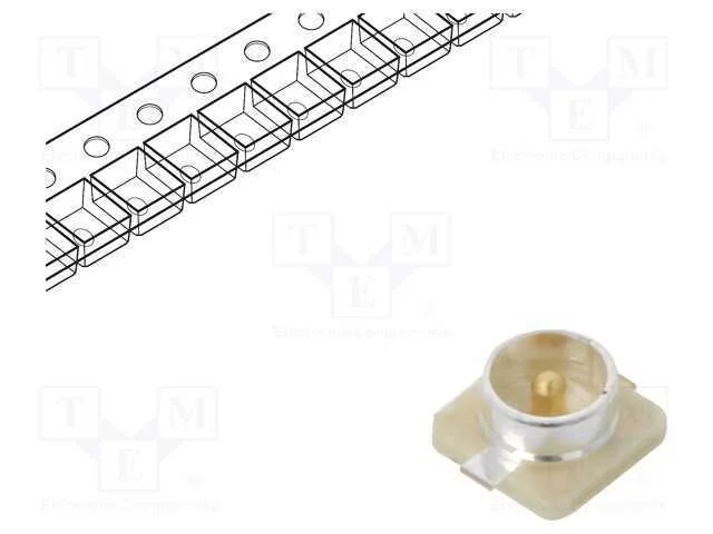 Conector: U.FL (IPX/AMC), tomada, 50O, SMT, macho