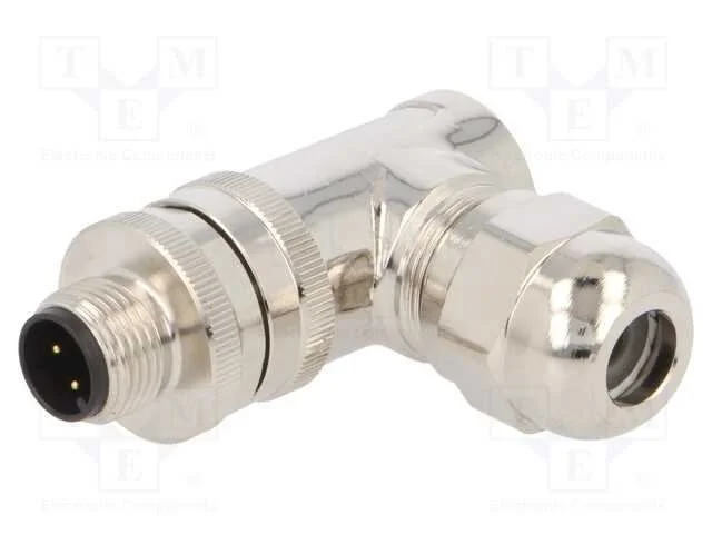 Ficha, M12, Pin: 4, Macho, Código A-Devicenet / Canopen, com Cabo