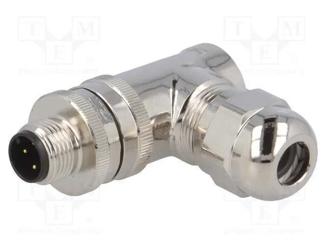 Ficha, M12, Pin: 4, Macho, Código A-Devicenet / Canopen, com Cabo