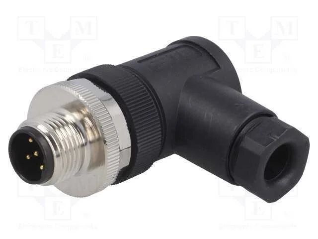 Ficha, M12, Pin: 5, Macho, Código B-Profibus, com Cabo, Ip67, 60v, 4a