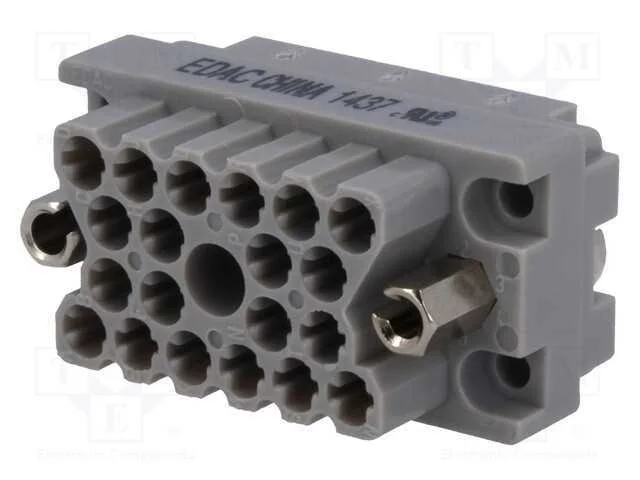Conector: Retangulares, Tomada, Hermafroditas, Mat: Policarbonato
