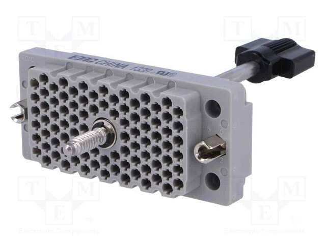 Conector: Retangulares, Tomada, Hermafroditas, Mat: Policarbonato