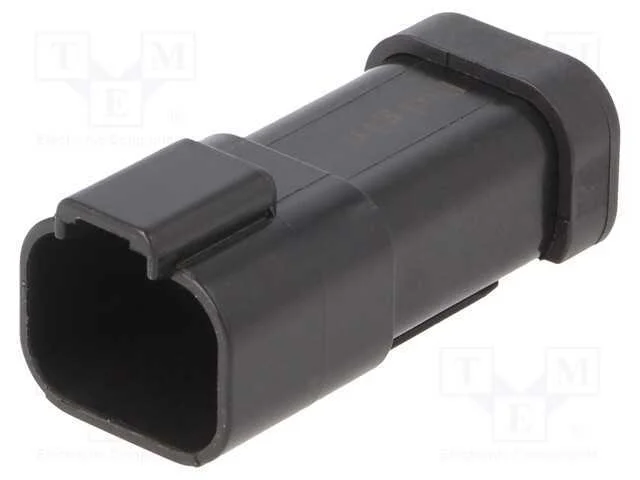 Conector: Fio-Fio, Px0, Macho, Ficha, com Cabo, Pin: 4, Preta, Ip68