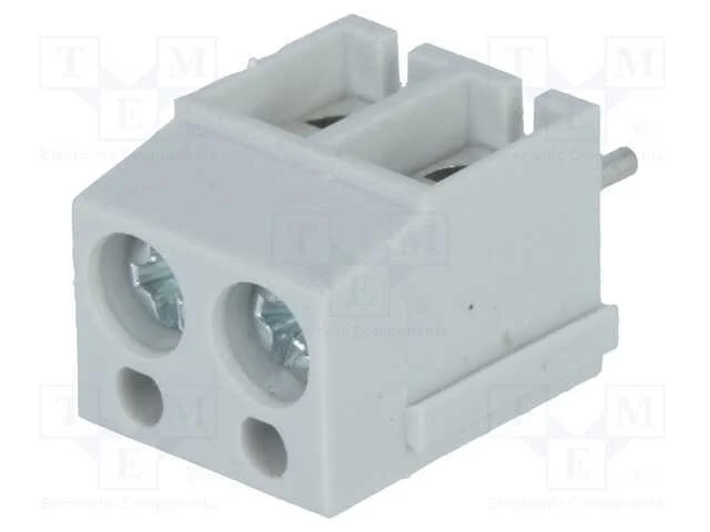 PCB bloco terminal, angulares 90, 5mm, faixas: 2,.