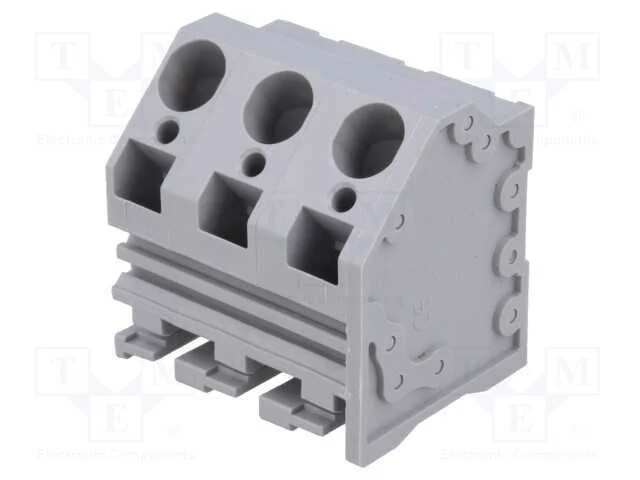 PCB bloco terminal, angulares, 10mm, faixas: 3, p.