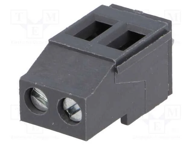 PCB bloco terminal, angulares 90, 5mm, faixas: 2,.