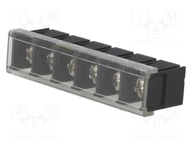 Pcb Bloco Terminal, Simples, 10mm, Faixas: 6, para Pcb, 4mm2, 20a
