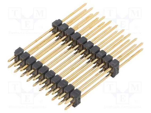 Barra de pinos, pinos, macho, PIN: 20, simples, 2.