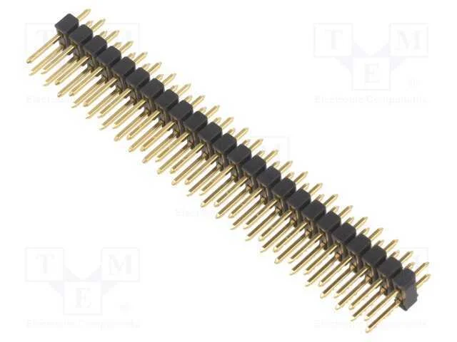 Barra de pinos, pinos, macho, PIN: 48, simples, 2.