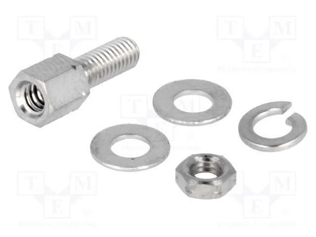 Conjunto de pernos para D-Sub, M3,UNC 4-40, Comp..