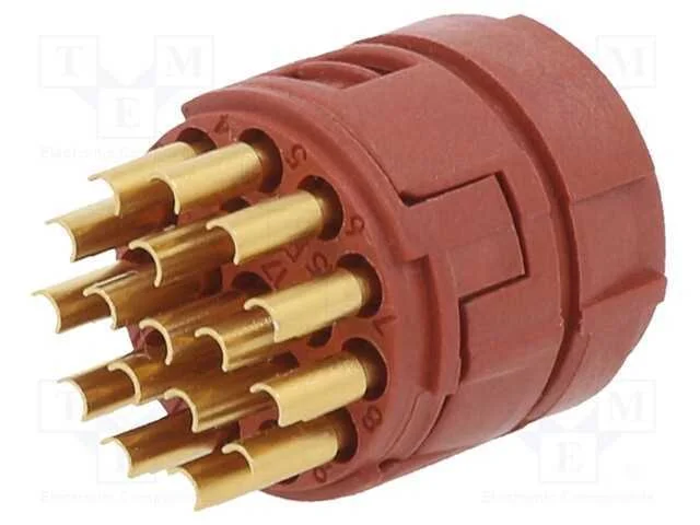 Conector: M23, Inserto de Contatos, Pin: 17, Solda, 7a, 50v