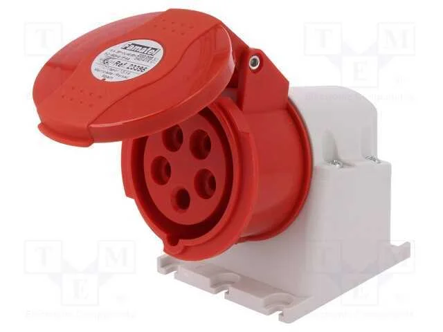 Conector: de alimentação AC 3 fases, tomada, fême.