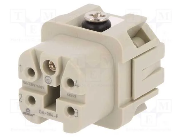 Conector: HDC, inserto de contatos, fêmea, DA, PI.