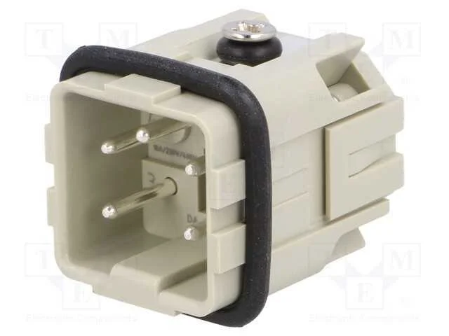Conector: HDC, inserto de contatos, macho, DA, PI.