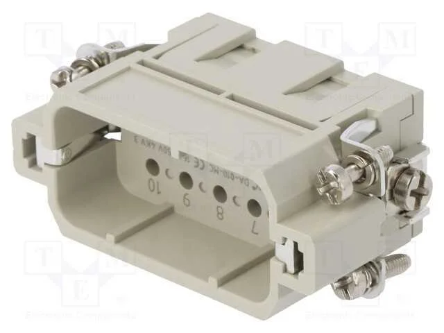 Conector: HDC, inserto de contatos, macho, DA, PI.