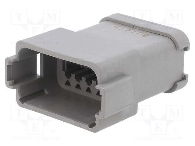 Conector: Fio-Fio, Px0, Macho, Ficha, com Cabo, Pin: 12, Cinzenta