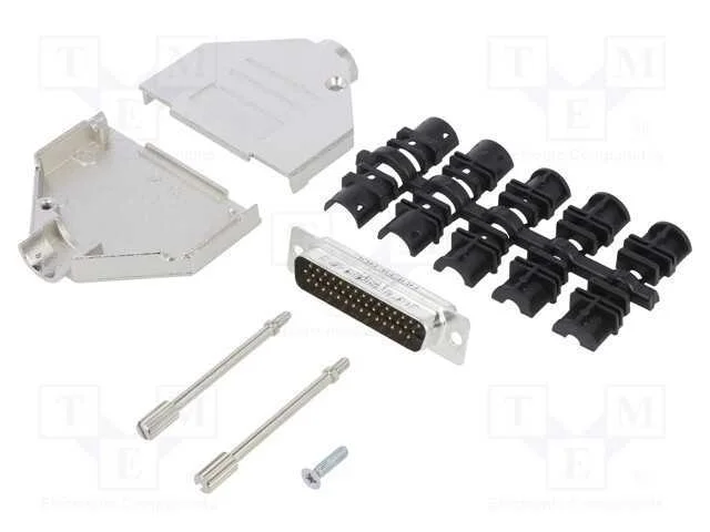 D-Sub HD, PIN: 44, macho, simples, solda, com cab.